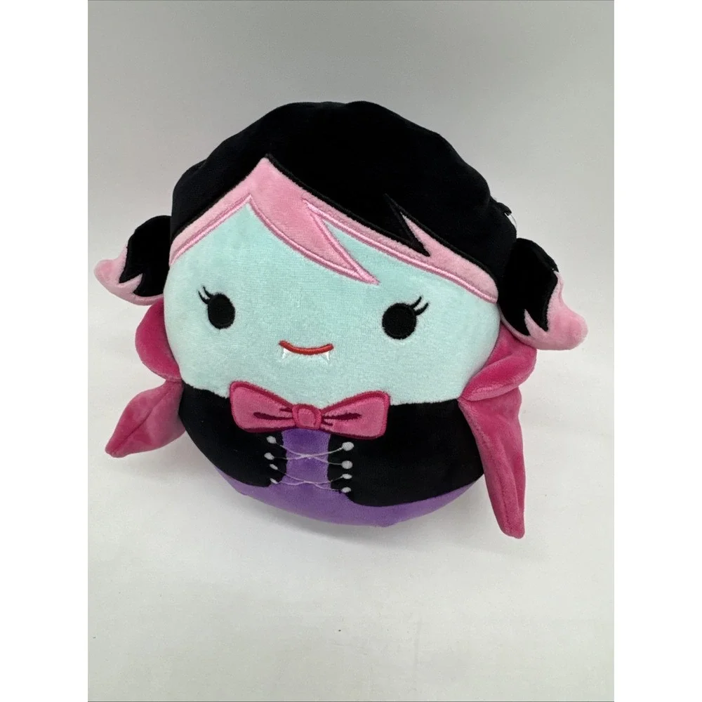 Squishmallows Felisha Vampire Plush Doll Pink Purple Black, 9